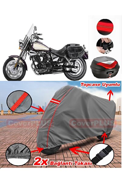 CoverPlus Keeway Land Cruiser 250 Rear Bag Compatible Engine Tarpaulin Motorc...