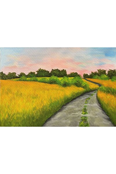 artoloji Sümeyye Candan - İsimsiz - 2021 - Tuval üzerine akrilik boya - 35x50 cm