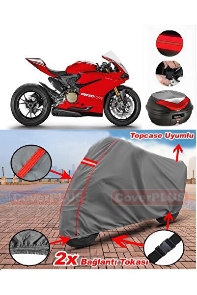 CoverPlus Ducati Panigale 1199 R Rear Bag Compatible Motor Tarpaulin Motorcyc...