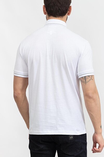 Armani Exchange % 100 Pamuk Regular Fit Düğmeli Polo T Shirt Erkek Polo T Shirt 8nzfpq Zjh4z 1100