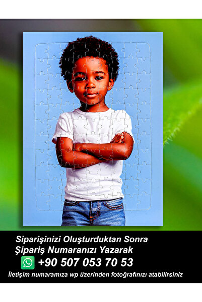 NiHavEs STAR Kişiye Özel Fotoğraflı Yapboz Puzzle - 99 Parça A4 Resimli Pazıl Yapboz Hediye