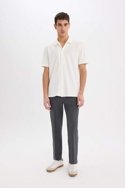 DeFacto New Season Regular Fit Polo Neck Summer Short Sleeve Shirt