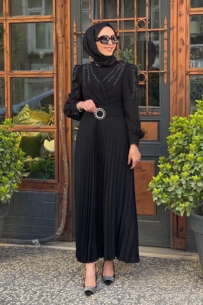 Moda İlgi Modai̇lgi̇ dress ilg251elb06645 black