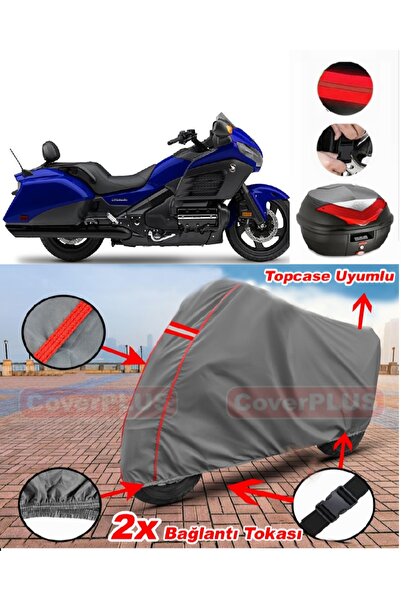 CoverPlus هوندا Goldwing F6B الخلفية حقيبة متوافقة مع المحرك القماش المشمع در...