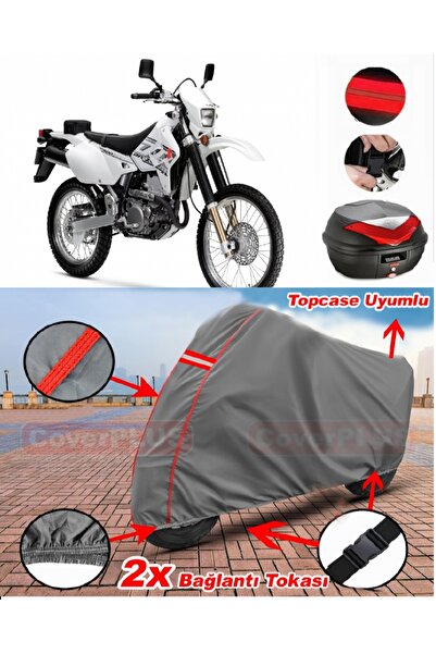 CoverPlus سوزوكي DRZ400 S حقيبة خلفية متوافقة مع قماش القنب للدراجات النارية ...