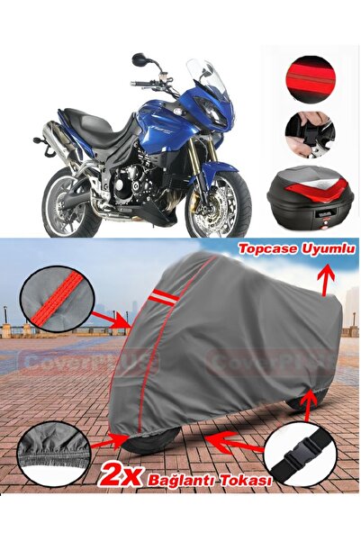 CoverPlus Triumph Tiger 1050 حقيبة خلفية متوافقة مع قماش القماش المشمع للدراج...