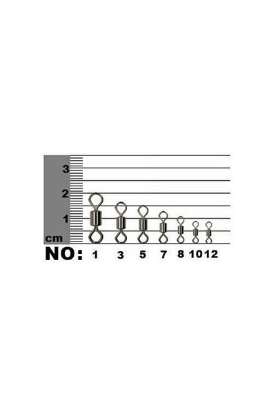 FİSH MASTER Swivel Rolling 144 Pack Stainless