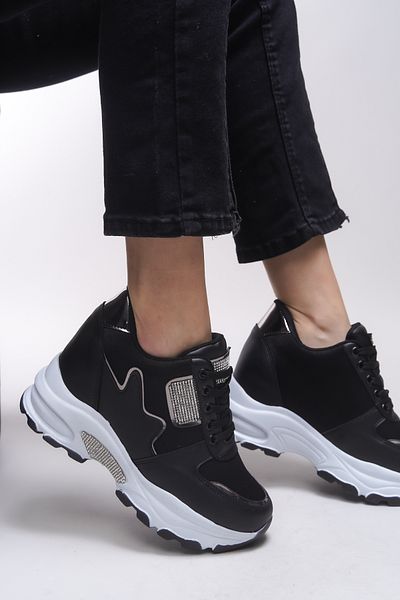 Riccon Syllartha Women's Sneaker 0012214   Black White