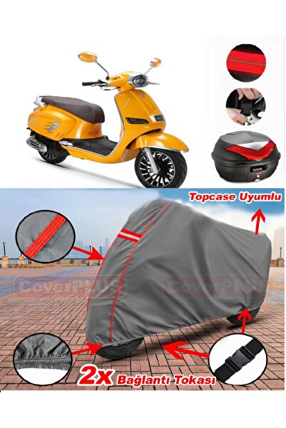 CoverPlus Rks Siesta حقيبة خلفية متوافقة مع قماش القنب للدراجات النارية باللو...