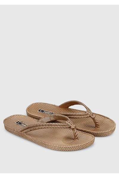 Twigy Women's Brown Beach Slippers