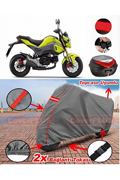CoverPlus هوندا MSX 125 حقيبة خلفية متوافقة مع قماش القنب للدراجات النارية با...