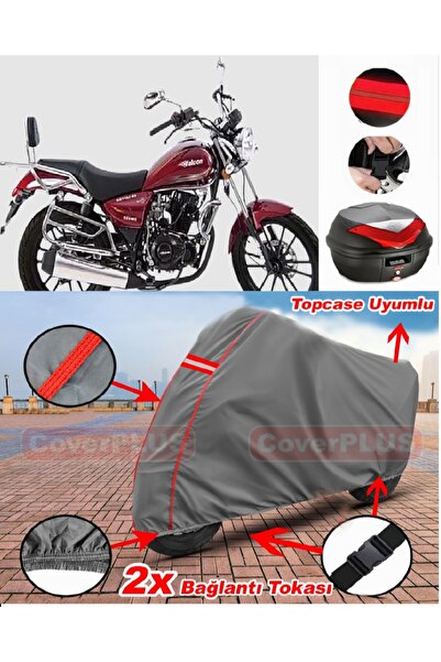 CoverPlus Falcon Crown 150 حقيبة خلفية متوافقة مع قماش القنب للدراجات النارية...