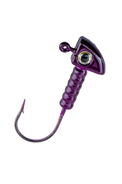 Genel Markalar Jighead - Zoka - Kurşunlu Olta İğnesi - (XH-A 06) - Mor - 8 Gr