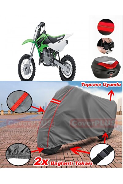 CoverPlus غطاء محرك السيارة المتوافق مع Kawasaki KX 65، غطاء محرك السيارة بال...