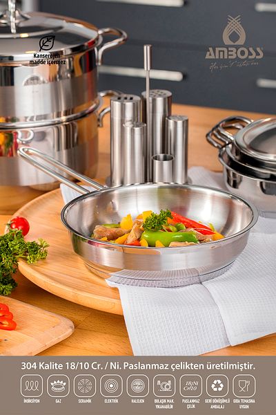 Amboss Saphire Saphire 20x05 Pan Without Lid Steel Single Handle