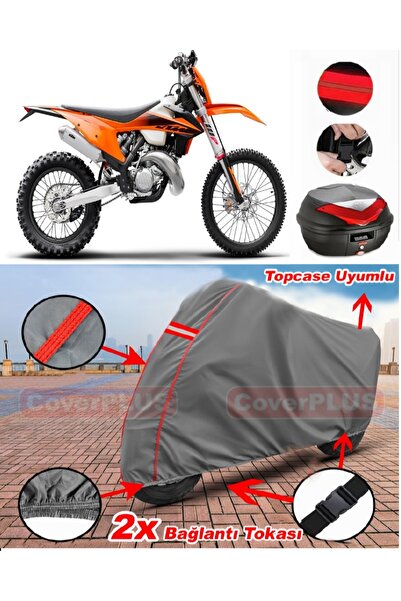 CoverPlus KTM 150 EXC TPI حقيبة خلفية متوافقة مع قماش القنب للدراجة النارية ب...