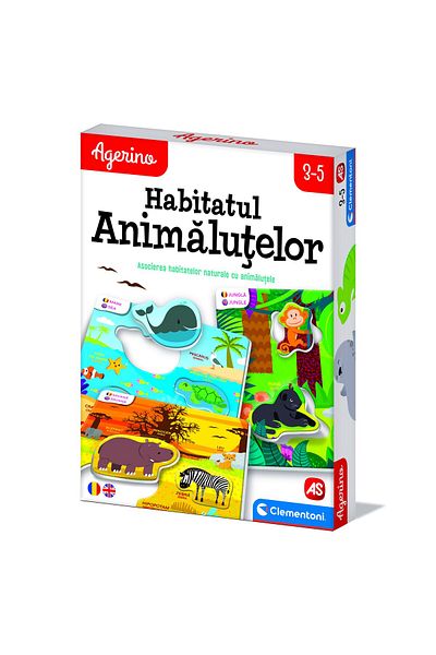 CLEMENTONI Joc Clementoni Agerino - Habitatul animalutelor