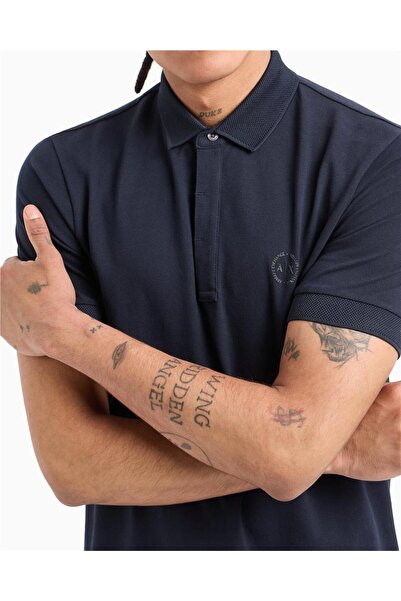 Armani Exchange Чоловіча бавовняна футболка-поло 8nzf91 Zj81z 1510