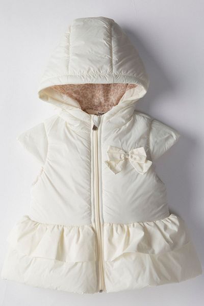 HAUSEkids 1-10 Years Old Engagement Stone Girl's Padded Inflatable Vest-Ecru