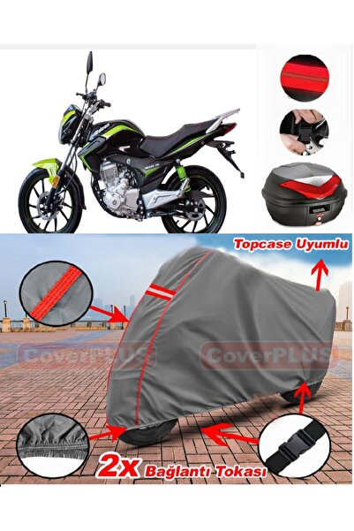 CoverPlus Falcon Mexico 150 Rear Bag Compatible Motor Tarpaulin Motorcycle Ta...