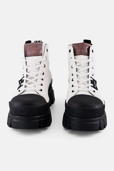 Palladium Women Revolt Hi Tx Lace Up Ankle Boots, White