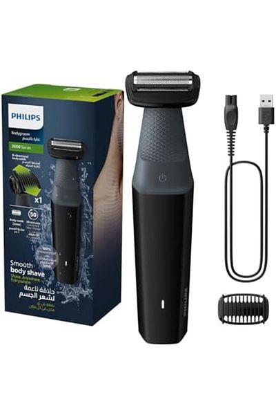 Philips Bodygroom BG3017/01 | Showerproof Groin & Body Trimmer | Hypoallergenic Blades, Close & Comf