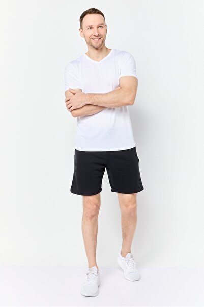 Dockers Men Plain Basic Shorts, Black