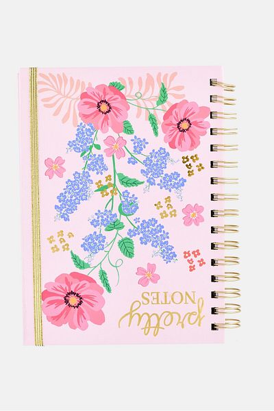 Votum Pretty Notes Spiral Notebook, Pink