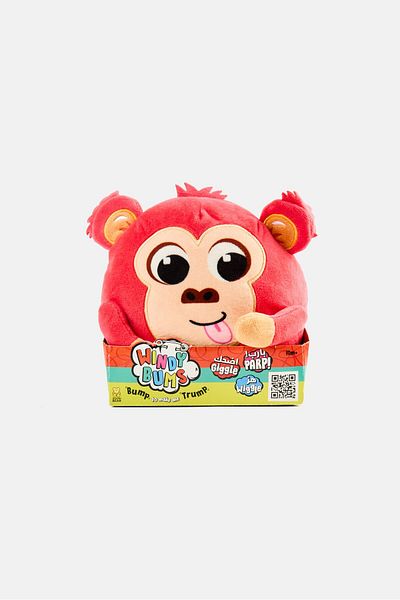 Golden Bear Windy Bums Cheeky Parps Monkey Plush Toy