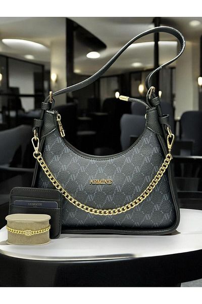 Armine Hand and Arm Bag Shoulder Bag with Card Holder and Bracelet Gift