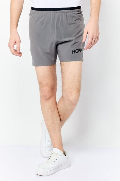 hoka Men Sportswear Fit Training Shorts, Grey