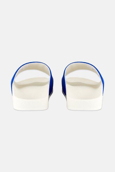 adidas Kids Boy Adilette Slip On Slides, Blue