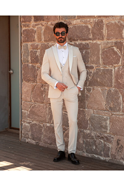 SERKAN SEVİNÇ SLİM FİT ERKEK SİVRİ YAKA SMOKİN