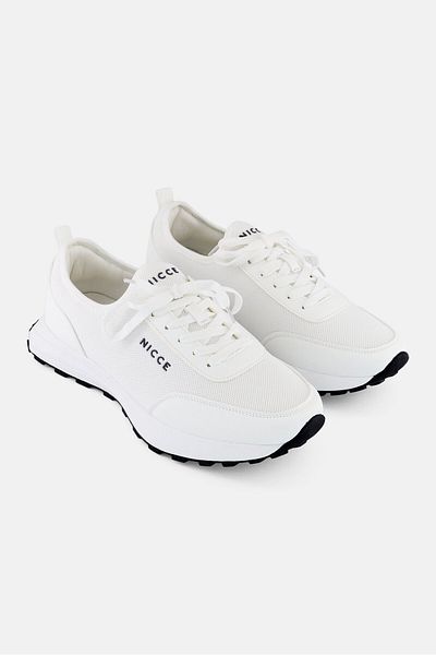 Nicce Men Tirana Lace Up Casual Shoes, White