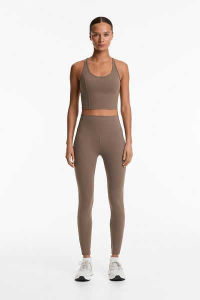 Oysho 65cm polyamide ankle-length leggings with cottony handfeel
