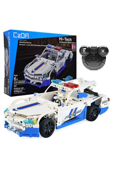cada Set constructie CaDa - Masinuta RC Police Cruiser C51006W