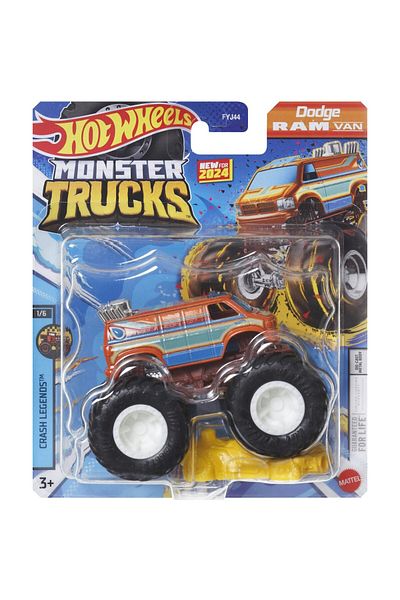 HOT WHEELS Masinuta Hot Wheels Monster Truck - Dodge Ram Van