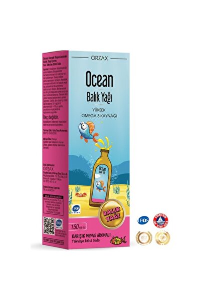 Orzax Ocean Surup Karısık Meyve 150 Ml