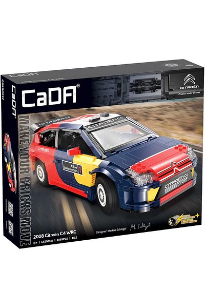 cada Set constructie CaDa -Masinuta 2008 Citroen C4 WRC C62005W