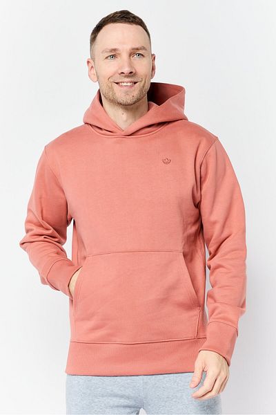 adidas Men Sportswear Fit Long Sleeves Outdoor Hoodie, Desert Coral