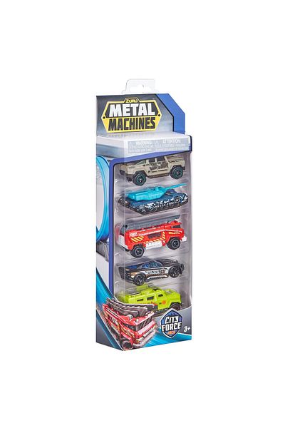 Metal Set 5 masinute Metal Machines - City Force