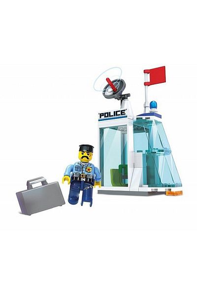 Blocki Set de constructie Blocki My Police - Statie politie