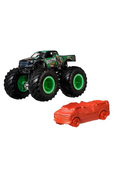 HOT WHEELS Set 2 masinute Hot Wheels Monster Truck - Skeleton Crew