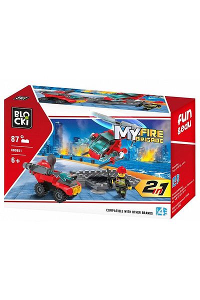 Blocki Set de constructie Blocki My Fire Brigade - Platforma pompieri