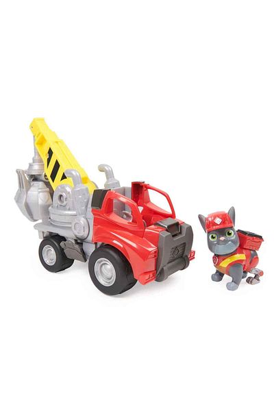 PAW PATROL Set figurina cu vehicul Paw Patrol - Rubble Crew