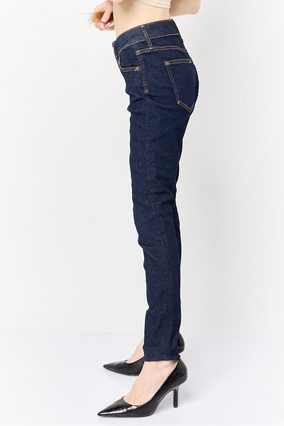 Esprit Women Skinny Fit Washed Stretchable Jeans, Navy