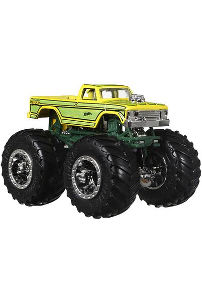 HOT WHEELS Set 2 masinute Hot Wheels - Monster Truck si masinuta metalica