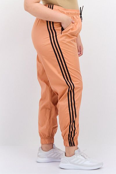 adidas Women Sportswear Fit Running Track Pants, Orange/black