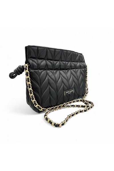 Pierre Cardin Geantă neagră de umăr pentru femei 05pc25y10105-klsa