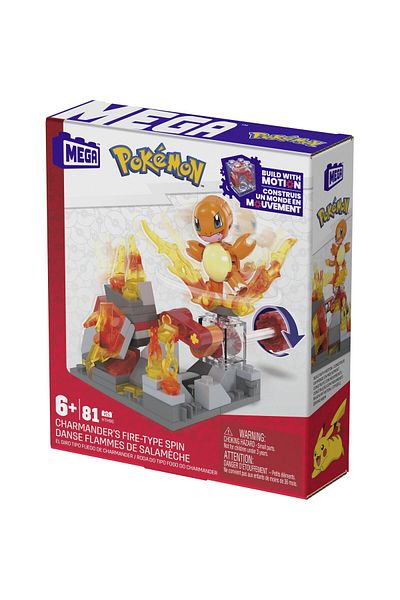 Pokemon Pokemon Mega Construx Building Set - Charmander's Fire Wheel